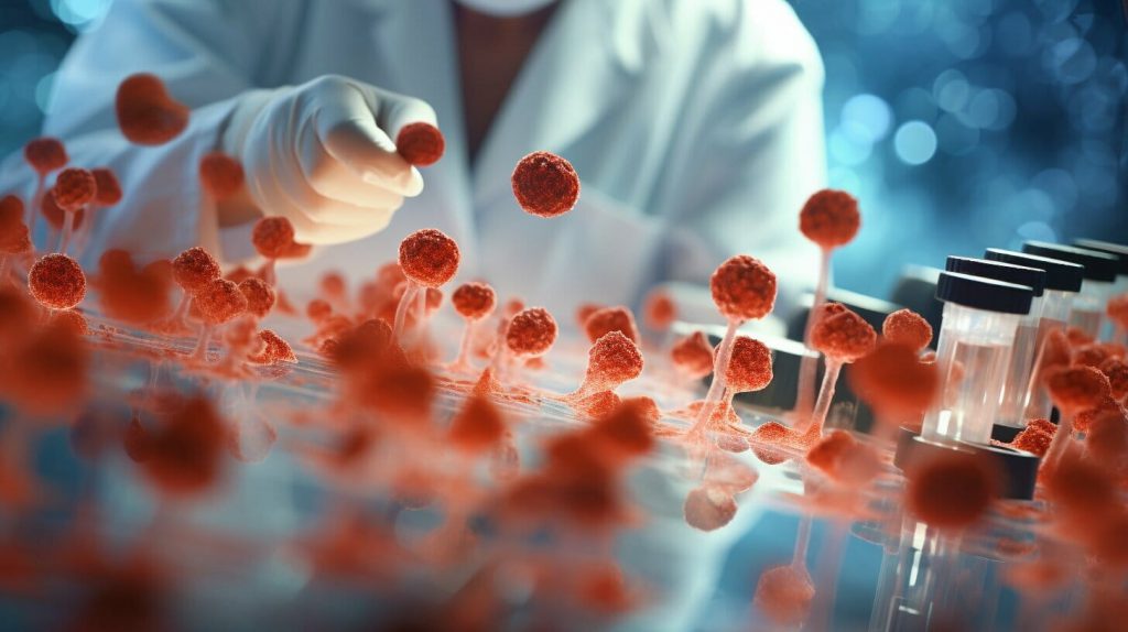does cancer show up in blood work